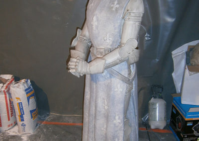 Restauration et peinture d'une statue de Jeanne d'Arc Eglise de Montargis
